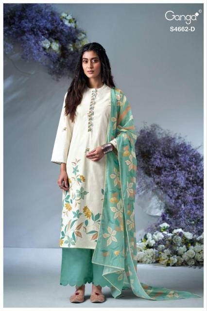 Ganga jorin 4662 Dress material suppliers in Kolkata